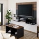 thumbnail image 5 of Moru Mueble para TV  65" Dúo Negro, Panel Flotante con Repisas, Centro de Entretenimiento,  |160x30x120|, 5 of 8