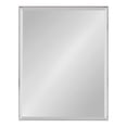 thumbnail image 2 of Kate and Laurel Rhodes Grand Miroir Mural Rectangulaire Décoratif Encadré, 22.75x28.75 Argent Chrome, 2 of 6
