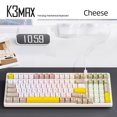 thumbnail image 2 of Teclado K3 MAX Gaming 100 Keys Gamer Keypad para Gamer (Cheese Shaft) Green PC, 2 of 4