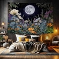 thumbnail image 4 of Gojian Fantasy Forest Tree Butterfly Wall Hanging, Fairy Magical Enchanted Jungle Waterfall Mushroom Tapestry for Bedroom Living Room, 4 of 6