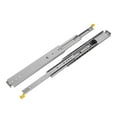 thumbnail image 4 of Miumaeov Hardware 1 Pair of 30 Inch Heavy Duty Drawer Slides, 500LB Full Extension Side Mount Ball Bearing Drawer Rails, Galvanized Anti-rust Drawer Slides with Lock & Buffer Cushion, 4 of 11