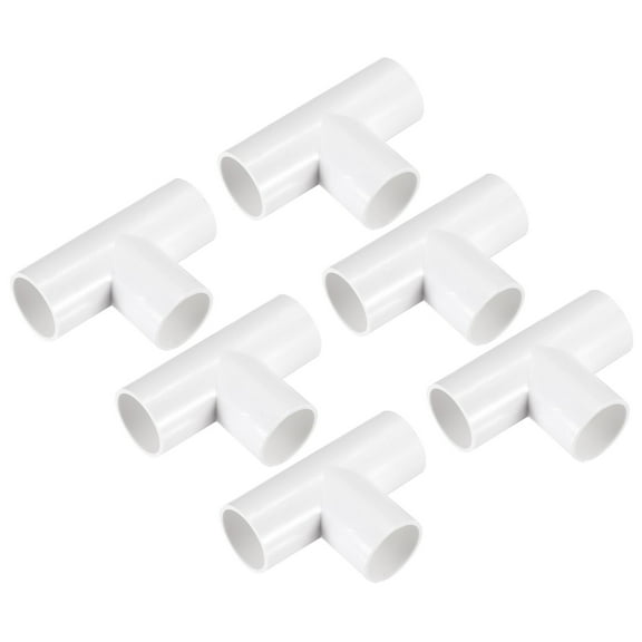 Conduit Coupler T-Shaped Fittings 25mm 3 Ways for Electrical Conduit 6Pcs