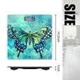 thumbnail image 2 of Bathroom Scale, Highly Accurate Digital Body Scale,Precisely Measures Weight up to 400 lbs-Beautiful Butterfly In Blue And Green, 2 of 4