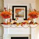 thumbnail image 5 of pstuiky Rama de hoja de arce artificial de 7 puntas simulación de hojas de otoño arreglo floral Halloween Acción de Gracias decoración de mesa para el hogar y la cocina., 5 of 6