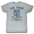 thumbnail image 1 of Back to the Future EB Tech Gray Adult T-Shirt, 1 of 1