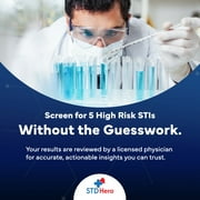 STD Hero Advanced STD Test Kit – At Home Screening for Women & Men – Private Home Use Kit for Accurate Testing Including MGen – Easy Sample Collection & Fast Lab Results – Discreet Delivery