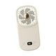 thumbnail image 5 of Mini ventilador portátil para colgar, pequeño ventilador personal de escritorio para mochileros, camping, soporte para teléfono Blanco, 5 of 9