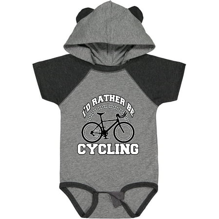 

Inktastic I d Rather Be Cycling Gift Baby Boy or Baby Girl Bodysuit