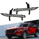 thumbnail image 1 of 1Pair LED DRL For Mazda CX-30 CX30 Car Front Turn Signal Flowing Lamp Daytime Running Lights Double Color, 1 of 5