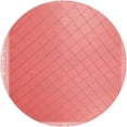 thumbnail image 1 of Ahgly Tapis Rond Lavable en Machine Intérieur Transitionnel Rose Corail Clair, 8 Pieds Rond, 1 of 7