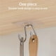 thumbnail image 5 of Ganchos Adhesivos Fuerte Pegajosidad Gancho De Pared De Servicio Pesado Gancho De Toalla De Bata De Acero Inoxidable Colgante Sin Perforaciones Para Baño Cocina Advancent HA016331-00, 5 of 7