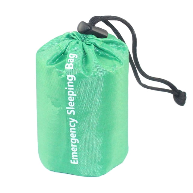 Saco de Dormir Ligero, Manta de Emergencia, a Prueba de Viento Mantener Caliente Impermeable para Acampar Senderismo kusrkot Manta de dormir