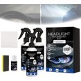thumbnail image 1 of Automotive Headlamp Restoration Fluid, New Automotive Headlight Restoration Kit, Multifunctional Headlight Refurbish Kit for Cars, Easy Use Headlight Repair Kit for All Vehicles (3PC), 1 of 7
