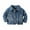 Blue, variant on Bovxnpu Classic Denim Jacket for Boys Girls, Girl's Distressed Button Front Long Sleeve Collared Denim Jacket Jean Jacket 18 Months