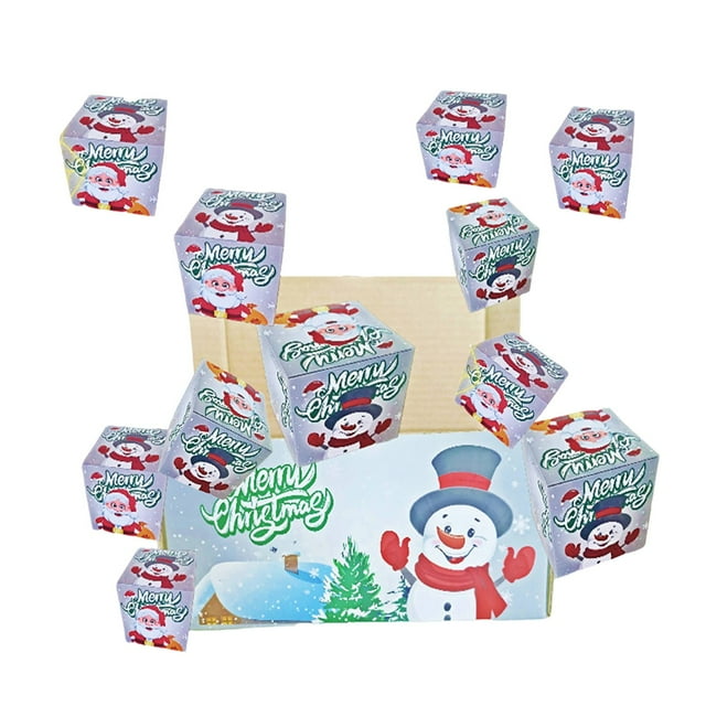 Boîte Surprise de Noël Enveloppe Rouge de Noël Cadeau d'Anniversaire Boîte Cadeau