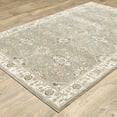 thumbnail image 3 of 9' X 12' Grey Ivory Tan Brown And Gold Oriental Power Loom Stain Resistant Area Rug, 3 of 6