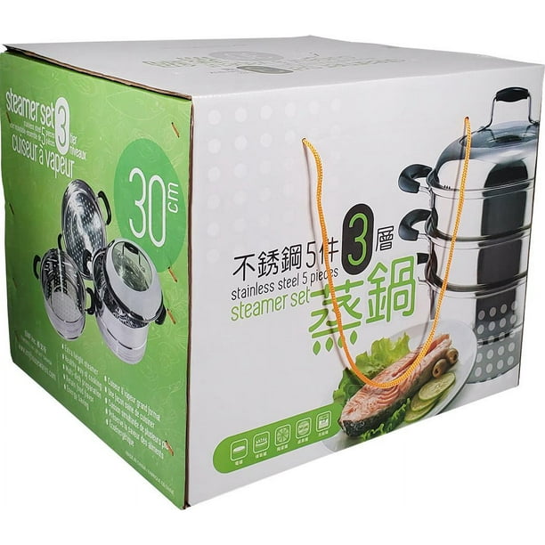 EMF Stainless Steel 3 Tier Steamer - Walmart.ca