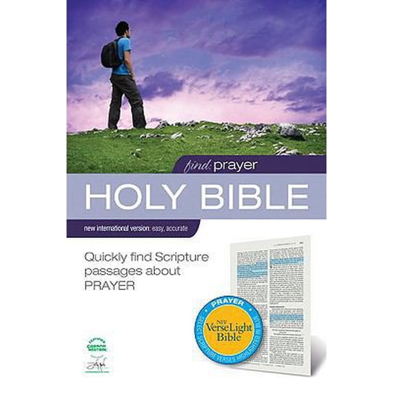 Pre-Owned Find: Prayer Bible: New International Version VerseLight Highlighted in Blue (Hardcover) 0310950384 9780310950387