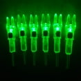 thumbnail image 6 of 6PCS X Lighted Nocks for Arrows with .204 .233 .244 .246 Inside Diameter with H, S, GT Bushings High-Visibility LED Arrow Nocks, ON/Off Switch Included, 6 of 7
