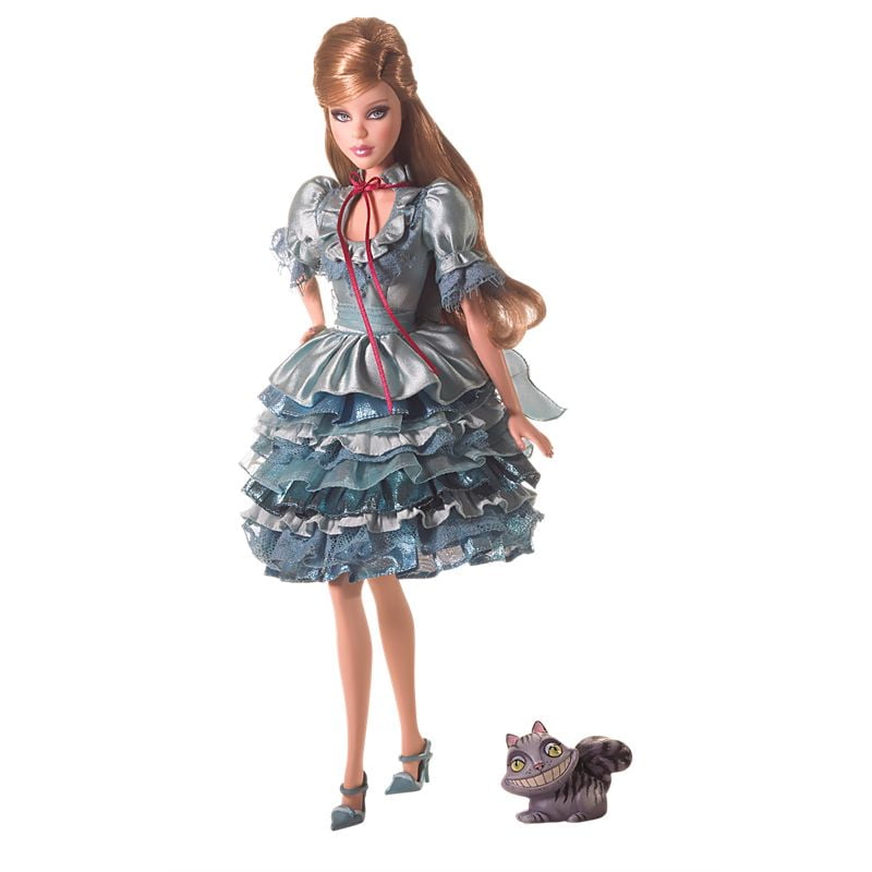 Alice in Wonderland Barbie Doll Silver Label 2007 - Walmart.com