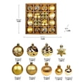 thumbnail image 2 of Kitchen Aid Juego de 42 Adornos de Bolas navideñas irrompibles, Adornos Decorativos para decoración de Fiestas, Bodas, Festivales, Colgantes con Regalo de Mano Reutilizable, 2 of 2