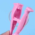 thumbnail image 3 of OULII 4Pcs Pink Clothes Clips Reusable Non Stick Plastic Sealer Sticks for Small Food Bags, 3 of 5