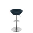 thumbnail image 2 of CorLiving Round Open Back Adjustable Fabric Barstool, set of 2, 2 of 9