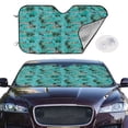 thumbnail image 2 of Daiia Hawaii Palms Windshield Sun Shade for Car SUV Truck (Small ), Car Sun Shade Windshield, Car Shades for Front Windows, Sunshade for Car Windshield, 2 of 7