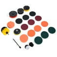 thumbnail image 6 of Drill Brush Attachment 22PCS Drill Brush Attachment Scrub Pads Sponge Scrubber Brush Cleaning for Wall Floor Dust Removal, 6 of 8