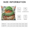 thumbnail image 5 of SHANXI Christmas Pillow Covers Decorative Wreath Animals Pillow Cases Cushion Cover Lovely 22x22in, 5 of 5