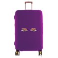 thumbnail image 1 of Luggage Cover Suitcase Protector Eyelashes Pattern Thicken Elasticity Dust Cover Anti-Scratch for 18-32 Inch Trolley Accessories purple XL, 1 of 6