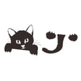 thumbnail image 3 of Pegatinas de pared de gatos,Pegatina de interruptor de gato lindo Adhesivo de pared Decoración,Calcomanías de pared Calcomanías autoadhesivas Calcomanías para interruptores,Murales, 3 of 8