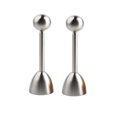 thumbnail image 2 of Fiudx Artículos en oferta con ofertas flash Separador de cáscaras de huevo Cortador de cáscaras de huevo superior de acero inoxidable Abridor de cáscaras de huevo superior Se utiliza para huevos duro, 2 of 7