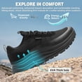 thumbnail image 3 of OrthoComfoot Men's Wide Orthopedic Plantar Fasciitis High Arch Support Shoes: Comfortable Trail Running Shoes for Walking & Hiking, Orthotic Tennis Sneakers for Flat Feet and Foot Pain Relief, 3 of 9