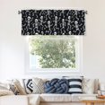 thumbnail image 7 of Drapery Wear Rod Short Curtain 54x18in Filter With Light Feature For Easy Installation Rod Free For Bedroom Kitchen Bathroom\r\n Dancing Skeleton Halloween Pattern, 7 of 7