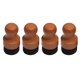 thumbnail image 5 of Aplicador de aceite y cera para tablas de cortar, aplicador redondo de madera para tablas de cortar de madera, bloques de carnicero, cubiertos, 4 piezas, 5 of 5