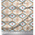 thumbnail image 1 of Soimoi Cotton Poplin Fabric Aztec & Ikat Kilim Print Fabric by The Yard 42 Inch Wide, 1 of 1