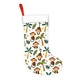 thumbnail image 2 of Daiia Monkeys Swinging from Palms Print Christmas Stocking，18"Large Knitted Xmas Stocking for Kids, Family Stocking for Fireplace Christmas Holiday Party Decoration, 2 of 7