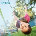 thumbnail image 5 of Intex Three Feature Colored Playground Swing Set w/Trapeze Bar, Multicolor, 5 of 13