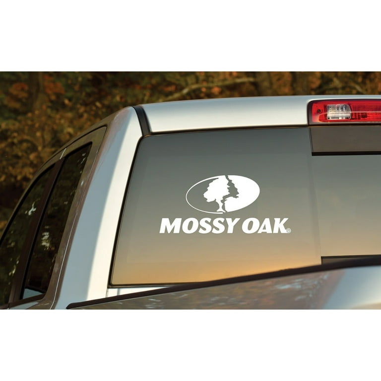 Mossy Oak Graphics White Logo Large 16X7.35 Decal