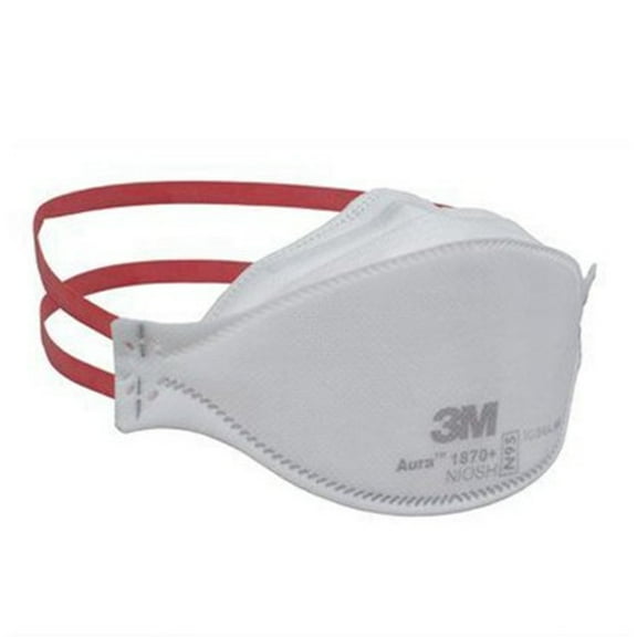 3M Aura Particulate Respirator Surgical Mask Flat Fold 20 per Box 1870