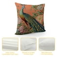 thumbnail image 4 of COMIO  Peacock Bird Floral Euro Sham Pillow Covers Chinoiserie Pillow Case Asian Animal Throw Pillow Blush Cushion Cover  Decorative Pillowcase Home Decor for Couch Bedroom Living Room, 4 of 5