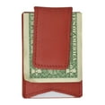 thumbnail image 5 of Genuine Leather Mens ID Card Holder Magnetic Money Clip 310R (C), 5 of 23