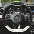 thumbnail image 5 of Anti - Slip Car Steering Wheel Cover, Thin Sports D - Shaped Handle Cover, All - Season Universal Steering Wheel Cover for Cars, Temperature - Resistant, 5 of 6