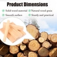 thumbnail image 3 of 50PCS Pine Wood Strips Wood Stick Unfinished Wood Dowel Rods Wood Rod for Crafts Rectangle Unfinished Sticks for Painting Engraving DIY Arts Home Decor School, 3 of 11