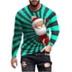 thumbnail image 2 of Blusas y camisas de manga larga con cuello redondo para hombre, estilo casual, cuello redondo, manga larga, camiseta estampada de Halloween, blusa de poliéster para hombre., 2 of 5