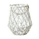 thumbnail image 3 of Candelabro colgante con forma de farol, jaula de alambre de cuerda tejida, decoración de mesa vintage, decoración bohemia para el hogar, para bodas, Altura 28cm, 3 of 8
