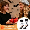 thumbnail image 4 of Funny Halloween Magnetic Holding Hands Socks for Women & Teen Girls - ‘BOO!’Hand in Hand Ghost Spooky Fun Cute Womens Novelty Crazy Funky Matching Costumes Crew Socks - Halloween Gifts Stockings, 4 of 7
