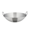 thumbnail image 1 of Greeniant Steel Saute Pan Double Handle Utensils Thickened Portable for Household BBQ  Kits de desorden para acampar 26 cm, 1 of 1
