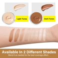 thumbnail image 3 of Tattoo Cover Up, 2 Colors, Waterproof & Sweatproof Tattoo Cover Up Makeup, Suitable for Vitiligo, Dark Spots, Scars, 3 of 9